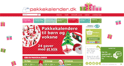 Desktop Screenshot of pakkekalender.dk
